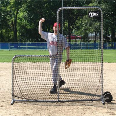 TAG TBPN605 L-Frame Pitchers Screen, 7 ft x 7 ft (Replacement Net Only)