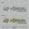 XESTA Cutting Sticker (Original Logo) 10.2 inches (26 cm), Gold view 2