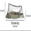 Bivy Tent Sleeping Net System for Outdoors, Camping, Home and Mesh Protection (OD Green) view 3