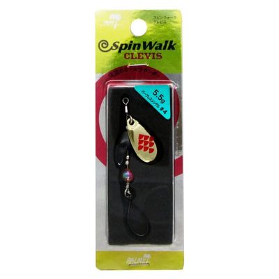 Palms GBK Lure, Spinwalk Clevis 0.2 oz (5.5 g), Gold, Black