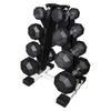 Ader Octagon Deluxe Professional Rubber Dumbbell 4prs Set (2,5,15,25) view 1