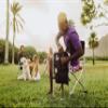 PICNIC TIME NHL Dallas Stars Sports Chair with Side Table - Beach Chair - Camp Chair for Adults view 4