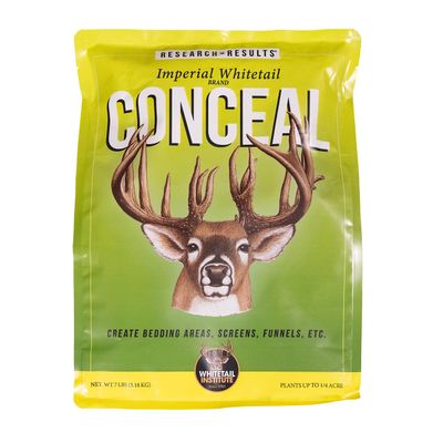 Whitetail Institute Conceal Deer Food Plot Seed for Spring Planting - Provides Tall, Thick Cover for You and/or Your Deer - Create Bedding Areas, Screens, Funnels, Boundaries, Etc., 7 lbs (.25 Acre)