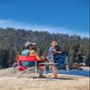NHL Detroit Red Wings Sports Chair with Side Table - Beach Chair - Camp Chair for Adults view 2