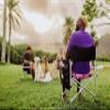 PICNIC TIME NHL San Jose Sharks Sports Chair with Side Table - Beach Chair - Camp Chair for Adults view 2