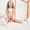 ZAPLES Baby Non Slip Grip Ankle Socks with Non Skid Soles for Infants Toddlers Kids Boys Girls, White, 12-36 Months view 4
