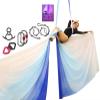 Aerial Silks Deluxe Equipment Set for Aerial Yoga, Aerial Yoga Hammock, Aerial Acrobatic,Circus Arts, Aerial Dance(L:10m W:2.8m (Gradual Change Blue) view 1