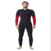 Hevto Wetsuits Men 3/2mm Neoprene Adult Long Sleeve Fullsuit Scuba Diving Wet Suit in Cold Water for Surfing Swimming Paddleboard (Men1-Red, L) view 2