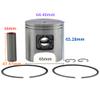 Asaki Piston Kit 09-716 3085873 3085018 3085432 Std with Ring Compatible with Polaris Indy 600 XLT/XC/XCR view 2