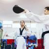 Taekwondo Kick Pads, Pack of 2 Professional TKD Kicking Training Karate Boxing Practice Pad Kickboxing Striking Target Pads Martial Arts Training Equipment for Children and Adults(Black) view 4