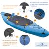 Explore Land Universal Kayak Cockpit Drape Waterproof Seal Cockpit Cover for Indoor and Outdoor 2 Pack - Large 60 x 29 inch, Black view 4