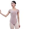 118141013 Cap Sleeve Fashion Leotards with Lace Nice Neck Line Dance Leotards (L 170, Fog Blue) view 1