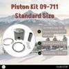 Asaki Piston Kit 09-711 3084339 Standard Std Size with Ring Compatible with Snowmobile Polaris Indy 500 view 2