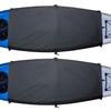 Explore Land Universal Kayak Cockpit Drape Waterproof Seal Cockpit Cover for Indoor and Outdoor 2 Pack - Regular 44 x 28 inch, Black view 1