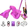 Sakura Deluxe Aerial Yoga Hammock & Silks Set - Aerial Acrobatic & Dance (L:10m W:2.8m - Sakura Pink) view 1