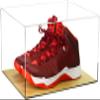 Better Display Cases Acrylic Clear Basketball Shoes Display Case with Wood Base (A026-CWB) view 1