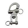 NRC&XRC Pair 5IN(128mm) Jaw Swivel Snap Shackle 316 Stainless Steel for Sailboat Spinnaker Halyard &Diving view 3