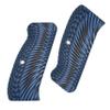 Guuun G10 CZ Grips for CZ 75 Full Size SP-01, Sunburst Texture - Blue/Black view 3