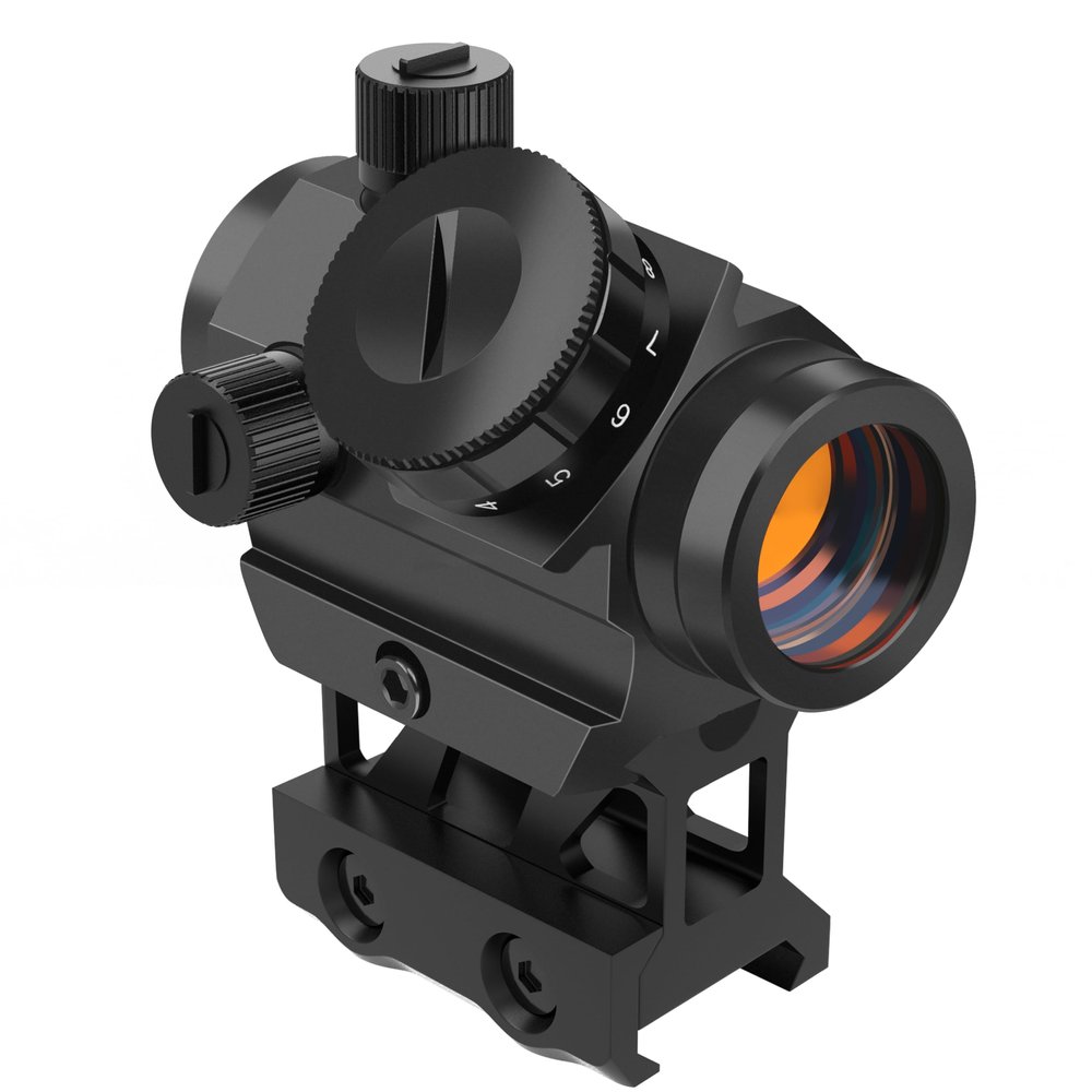 Feyachi Red Dot Sight 4 MOA Red Dot Sight Scope with 1 inch Riser Mount