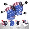 DEFY Knee Wraps for Weightlifting - Provides Knee Support for Powerlifting, Squats & Fitness Workouts - Ideal Knee Wrap for Men and Women (1 PAIR) (American Flag) view 2