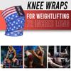 DEFY Knee Wraps for Weightlifting - Provides Knee Support for Powerlifting, Squats & Fitness Workouts - Ideal Knee Wrap for Men and Women (1 PAIR) (American Flag) view 4