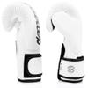 Fairtex BGV14 Muay Thai Boxing Microfibre Gloves for Men, Women, Kids | MMA Gloves, Kickboxing, Gym, Workout | Premium Quality, Light Weight & Shock Absorbent Boxing Gloves- (White/12oz) view 4