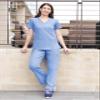Med Couture Energy Women's Yoga Two Cargo Pocket Pant, Galaxy, XXXX-Large view 3
