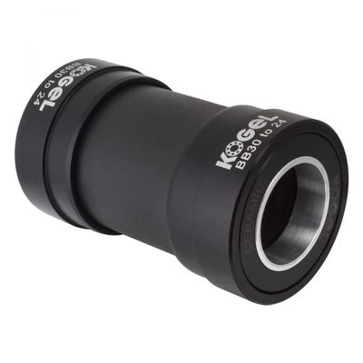 Kogel Bearings BB30-24mm (Road) Alloy Bottom Bracket - Black - BB30-24GXP-R