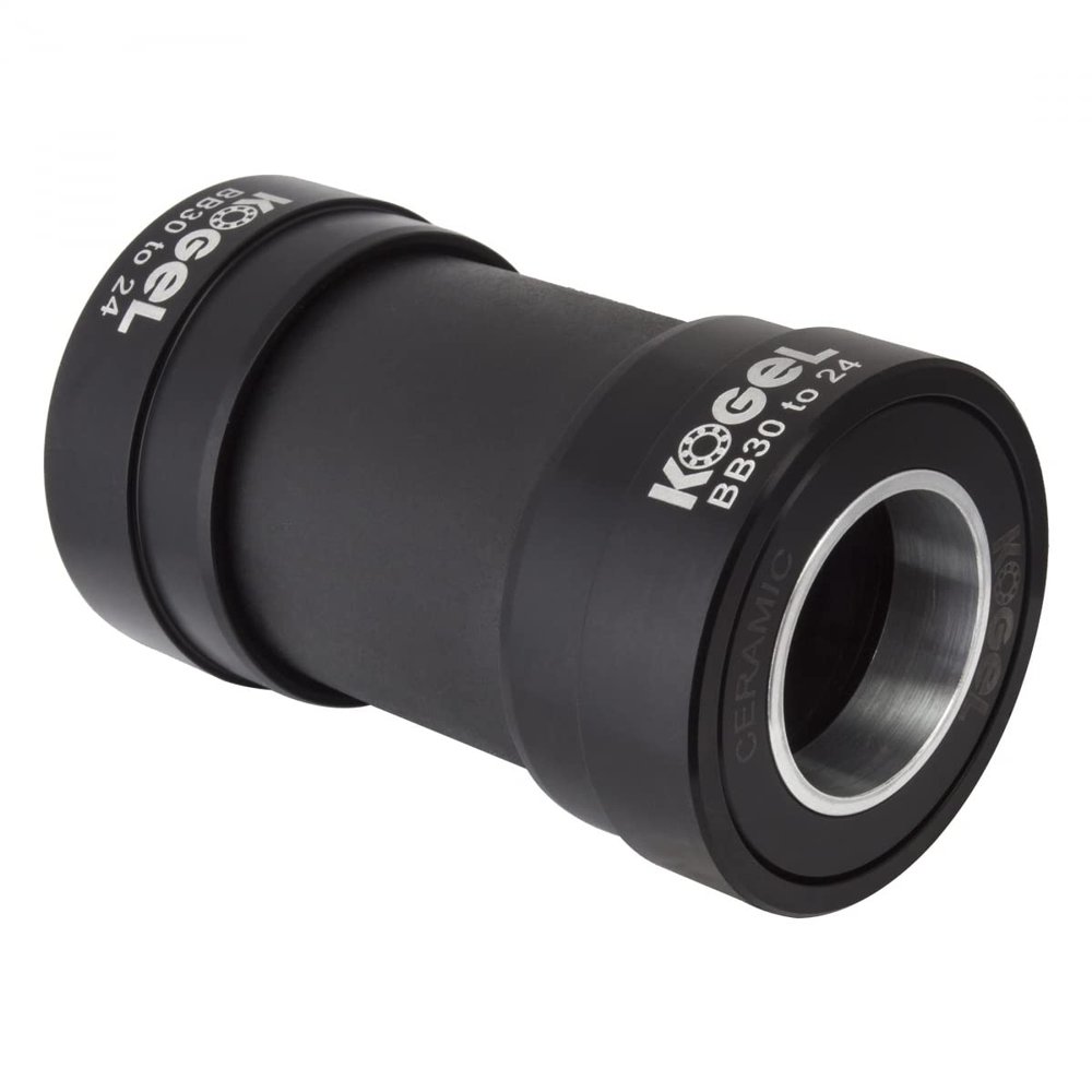 Kogel Bearings BB30-24mm (Road) Alloy Bottom Bracket - Black - BB30-24GXP-R