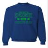 Go All Out Small Royal Adult Property Of Irish Drinking Team St. Patricks Day Sweatshirt Crewneck view 1