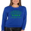 Go All Out Large Royal Adult Property Of Irish Drinking Team St. Patricks Day Sweatshirt Crewneck view 2