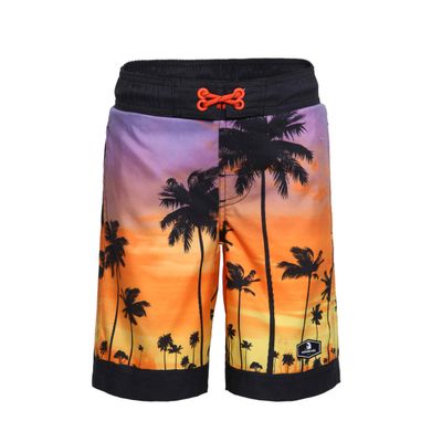 Rokka&Rolla Boys' Swim Trunks UPF 50+ Quick Dry Bathing Suit Swimwear Beach Shorts with Mesh Lining