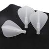 Black Scorpion CUESOUL TERO AK4 Kite Dart Flights with 7 Colors, Set of 3 pcs (Clear) view 3