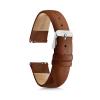 1302 18mm, 14mm, 16mm, 20mm Women's Leather Watch Bands, Easy Interchangeable, Quick Release, Fits Many Brands (20mm, Brown / Silver Buckle) view 1
