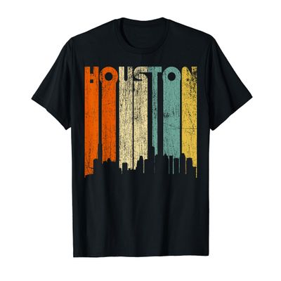 Houston City T-Shirt, Retro Vintage 70s Disco Texas TX Shirt