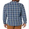 Amazon Essentials Men's Long-Sleeve Flannel Shirt, Blue White Plaid, X-Small view 3