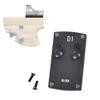 D1 Sight Mount Plate - G17 19 22 26 27 34 35 37 41 Mounting Plate for Mini Red Dot Sight, Pistol Handgun Mount Plate Base for Red dot Burris Sightmark Vortex Venom Tactical Hunting view 1