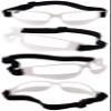Poxas Sports Dribble Goggles for Basketball Training Aid Great - Improve Dribbling Skill Handling Skills (Single Pack/White) view 2