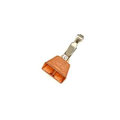 Fishing Copper Cow Bells, 50 Pcs Alert Sound Devices, with Clamp Clips, for Freshwater & Saltwater Fishing, Ideal for Bank Fishing, Catfish, Carp & Bass Alerts