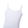 Alvivi Kids Big Girls Sleeveless Mock-Neck Mesh/Lace Splice Gymnastic Ballet Dance Leotard Dancewear Athletic Tank Tops (7-8, Cross Strap White) view 4