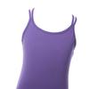 Alvivi Kids Big Girls Sleeveless Mock-Neck Mesh/Lace Splice Gymnastic Ballet Dance Leotard Dancewear Athletic Tank Tops (10-12, Cross Strap Purple) view 4