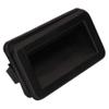 AB Tools Large Flush Door Pull Handle 130mm Black ABS Finger Pocket Insert Screw Mount view 1