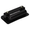 AB Tools Large Flush Door Pull Handle 130mm Black ABS Finger Pocket Insert Screw Mount view 4