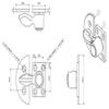 AB Tools Gravelly Fastener Swivel Toggle Catch Lock Chrome Trailer Number Plate Clips view 4