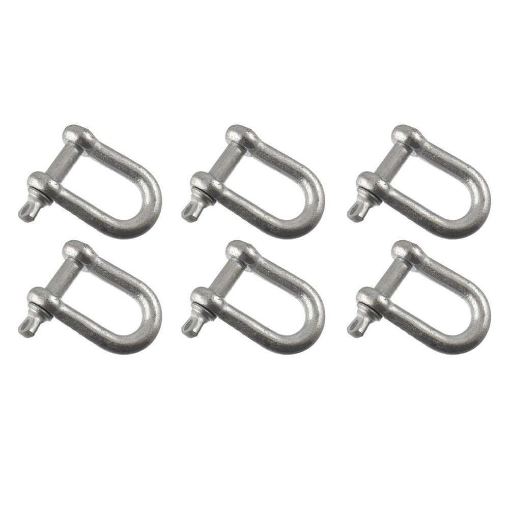 AB Tools 10mm Galvanised Dee Shackle Pack of 6 Chandlery DK03