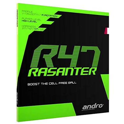 ANDRO Rasanter R47 Table Tennis Rubber Black 2.3