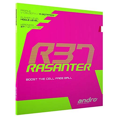 ANDRO Rasanter R37 Table Tennis Rubber Black 2.3