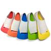 Flow Premium Rubber Short Blade Fins for Swim and Lap Training - Youth Sizes for Kids, Young Men, and Women (XS 3-5 (Blue)) view 1