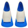 Flow Premium Rubber Short Blade Fins for Swim and Lap Training - Youth Sizes for Kids, Young Men, and Women (XS 3-5 (Blue)) view 2
