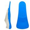 Flow Premium Rubber Short Blade Fins for Swim and Lap Training - Youth Sizes for Kids, Young Men, and Women (XS 3-5 (Blue)) view 3
